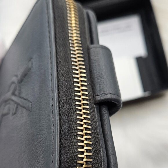 Saint Laurent  Bi-fold Wallet in Grey Leather - Picture 6 of 16